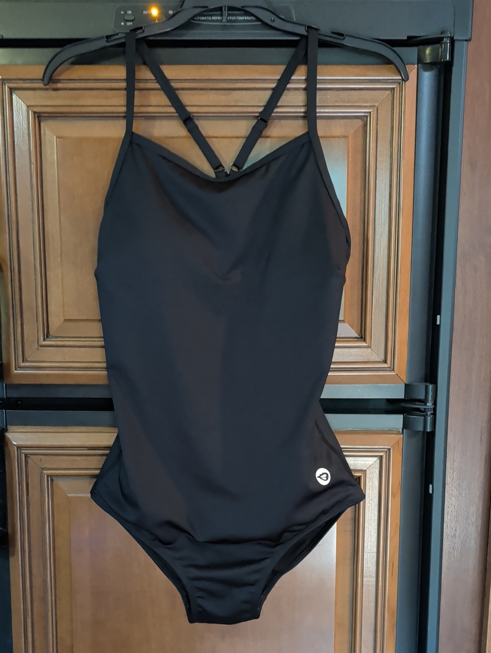 Baleaf Black One-Piece Swimsuit with Strappy Back